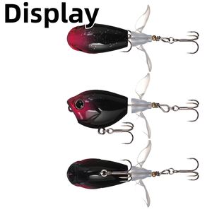 เหยื่อปลอม SNEDA Propeller Popper Topwater Lure 5 กรัม/10 กรัม แบบตีไกล ผสมผสานการกระพือและการสั่นสะเทือน สำหรับ<span class=keywords><strong>ปลา</strong></span>แบส <span class=keywords><strong>ปลา</strong></span>ไพค์ และสัตว์น้ำผิวน้ำ - Product Image 6