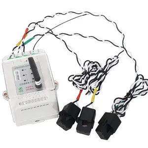 Energy Meter Monitoring Terminal (wired/open 100a) Wireless Energy Meter Din Rail Modbus Kwh Meter Lora Energy Meter