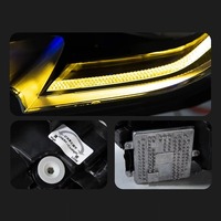 Phare laser HETOP G20 2019-2022 Version bicolore Jaune et Blanc DRL Mise à niveau Lentille laser LED Style Phare pour BMW