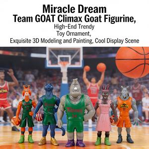 Figura de Acción GOAT Peak, Estatua Coleccionable de PVC, Temática de Anime y Películas, Decoración de Escritorio, Caja Misteriosa Sorpresa - Product Image 1