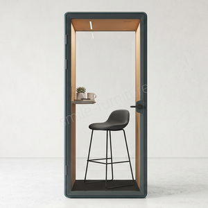 Cabina Telefonica Insonorizzata Personalizzata, Pod Acustico Mobile per Ufficio con Luce LED e Ventilatore per Uffici Open Space - Product Image 2