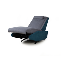 Fauteuil inclinable électrique avec assistance à la levée, canapé pour personnes âgées, tissu bicolore, fauteuil de relaxation pour la maison
