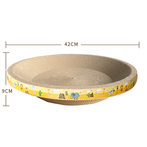 Oem lớn mèo đầu Hội Đồng Quản trị các tông giấy các tông mèo đầu Pad dễ thương Vòng mèo <span class=keywords><strong>scratcher</strong></span> - Product Image 6