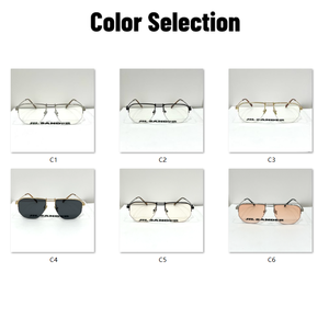 <span class=keywords><strong>Gafas</strong></span> de <span class=keywords><strong>Sol</strong></span> Metálicas con Logotipo Personalizado, Montura Octogonal, Diseño Único, <span class=keywords><strong>Gafas</strong></span> de <span class=keywords><strong>Sol</strong></span> de Moda de Alta Calidad para <span class=keywords><strong>Adolescentes</strong></span> - Product Image 2