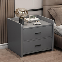 Meuble de chevet moderne et minimaliste OEM de 30 cm avec 3 tiroirs, multifonctionnel, étanche et durable pour chambre à coucher