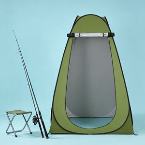 <span class=keywords><strong>Cabine</strong></span> <span class=keywords><strong>de</strong></span> <span class=keywords><strong>douche</strong></span> extérieure spacieuse avec zone <span class=keywords><strong>de</strong></span> dressing et zone humide séparée pour une salle <span class=keywords><strong>de</strong></span> bain <span class=keywords><strong>de</strong></span> <span class=keywords><strong>camping</strong></span> organisée - Product Image 1