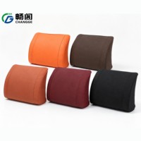 Coussin de nuque et de soutien lombaire en daim perforé sophistiqué pour voiture, support ergonomique pour appuie-tête automobile pour l'intérieur du véhicule