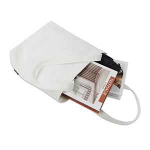 Tùy Chỉnh In Logo Canvass Giá Rẻ Tái Sử Dụng Mua Sắm Tote Túi Trống Túi Bông - Product Image 4