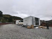 Capsule spatiale préfabriquée insonorisée et anti-humidité, à érection rapide, portable, pour camping et résidence de vacances en vallée