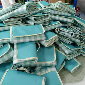 Extra Large Custom Logo Waterproof Gingham <b>Picnic</b> <b>Blankets</b> Outdoor Camping Mat Beach <b>Picnic</b> Mat Rug Travel <b>Blanket</b> - Product Image 2