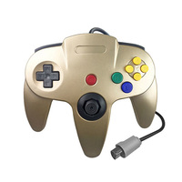 Controlador USB con Cable y Motor de Vibración para Nintendo 64, Joypad Clásico para Consola N64, Joystick