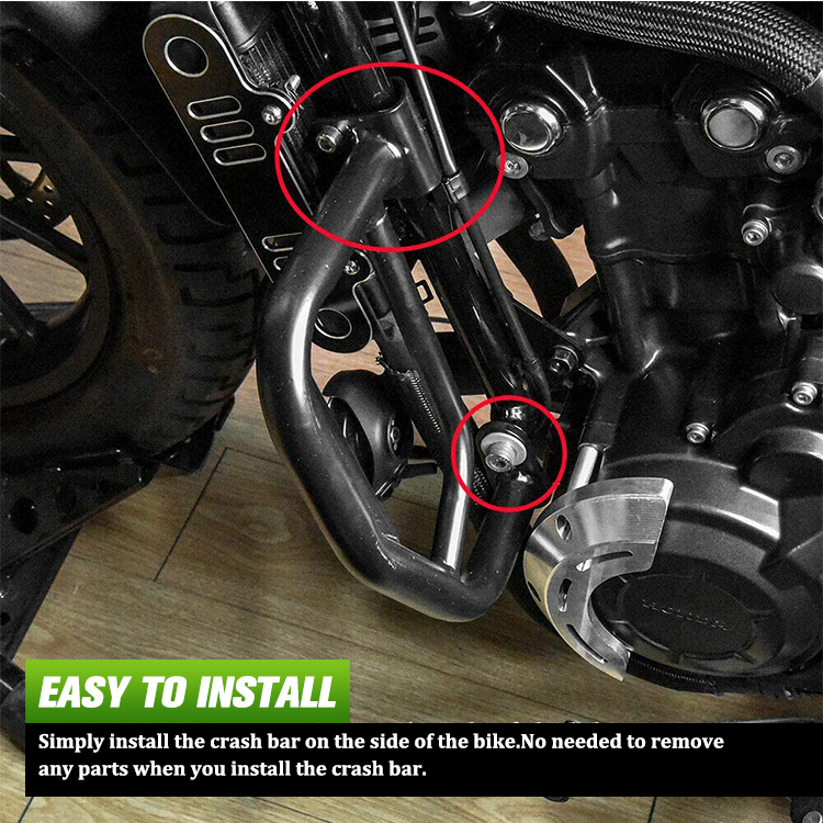 Engine Guard Crash Highway Protector Bar For Honda Rebel CMX300 (2017-2024)