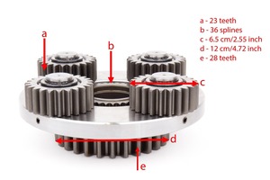 Reductor planetario de motor de oruga para excavadora APEX JS200 JS220 JS240 LC JCBEE 05/903805 05/903806 20/951592 - Product Image 3
