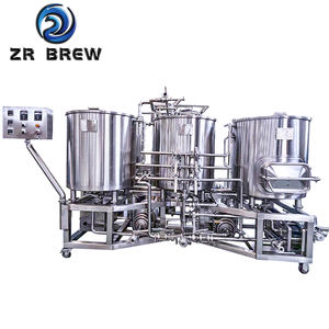 Équipement de brassage de bière artisanale en acier inoxydable à usage domestique 100L prix d'usine système de brassage de brasserie à 3 navires pour brasserie domestique - Product Image 3