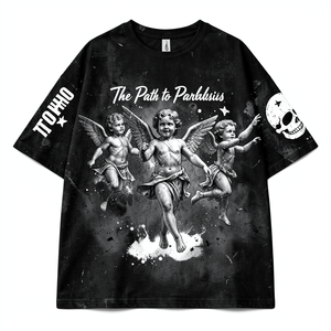 Camiseta de Algodón de Alta Calidad de 200 Gsm, Camiseta con Estampado DTG Personalizado, Camisetas de Talla Grande para Hombre, Camisetas Urbanas Extra Grandes y Resistentes - Product Image 2