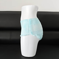 Wanyihao Culotte menstruelle bleue style bureau, en coton doux et respirant, avec couche absorbante en tissu, pour femme