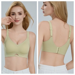เสื้อชั้นในกีฬาไร้โครงแบบไร้รอยต่อ 3/4 คัพ สำหรับผู้หญิง สายปรับได้ ไม่ลื่น ผลิตจากวัสดุสแปนเด็กซ์/ไนลอน เป็นมิตรกับสิ่งแวดล้อม - Product Image 2