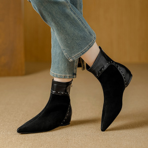 S0068X Nuevos Zapatos Formales de Cuero Genuino para Hombre, Estilo Caballero, para Boda, Sin Cordones, Camuflaje, Perla, Ligeros, con Puntera de Acero, Bordados, Otoño - Product Image 2