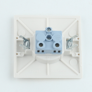French Standard Grounded Wall Socket 10A 220V Flush Mount White PC Panel CRAUNOT Brand 2P+<strong>E</strong> Electrical Power Outlet - Product Image 4