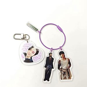 Ins Transparent Customizable Shape Acrylic <b>Keychain</b> New Design Acrylic Charms <b>Custom</b> Acrylic <b>Keychain</b> Clear - Product Image 1