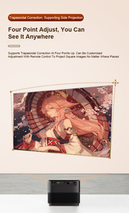 G16 Pro 3D 4K 1080P Chiếu Loa 2*10W Thiết Kế Mới Android Thông Minh Pocket Wifi <span class=keywords><strong>Mini</strong></span> 4K Chiếu Cho Điện Thoại Di Động - Product Image 3