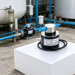 Pompe de micro-dosage haute pression pour convertisseurs méthanol-hydrogène, pompe à engrenages à entraînement magnétique sans fuite, 0,5 L/min, acier inoxydable 316L - Product Image 1