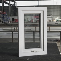 Auvent Upvc de taille personnalisée à double vitrage de surface finie