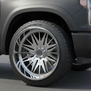 Rines Forjados Pulidos 20x10 24x14 26x14 26x16 28x12 con Offset -18 -25 -<span class=keywords><strong>44</strong></span> -51 -76 -101 8x170 8x180 para Chevrolet Silverado - Product Image 1