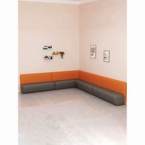 Sillas de espera en fila, rectangulares, cómodas, para espacios comerciales, estilo A B C D Dh9677 - Product Image 4