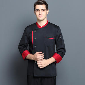 Nuevo uniforme de Chef Unisex ropa de Chef de manga larga camarera Catering Chef chaquetas uniformes panadería restaurante cocina ropa de trabajo - Product Image 5