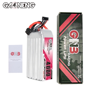 แบตเตอรี่ลิเธียมโพลิเมอร์ GNB GAONENG 4000mAh 6S 22.2V 65C 130C XT60 สำหรับเครื่องบินบังคับวิทยุ  ประสิทธิภาพการปล่อยประจุสูง  เหมาะสำหรับเฮลิคอปเตอร์ - Product Image 6