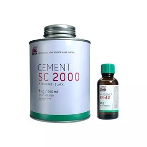 กาวซ่อมยางสีดำ SL TIPTOP SC2000 พร้อมสารทำให้แข็งตัว ER-42 น้ำหนัก 1 กก. กาวอุตสาหกรรมสำหรับซ่อมยางสายพานลำเลียง - Product Image 2
