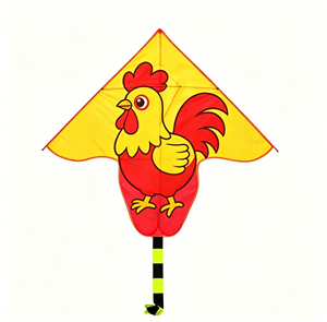 <span class=keywords><strong>Cerf</strong></span>-<span class=keywords><strong>volant</strong></span> pour enfants en forme d'animal de dessin animé, facile à faire voler, en polyester, triangulaire, avec longue queue, pour les sports de plein air et les jeux en famille - Product Image 3