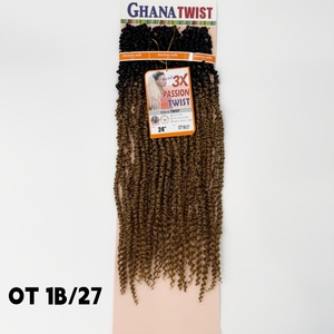 Cheveux 100% Kanekalon, tresses longues de 24 pouces, style 3x Darling Ghana Twist Passion Twist, mèches pré-tressées, cheveux pour crochet - Product Image 6