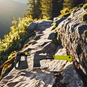 Outdoor <b>Garden</b> Axe with SK5 Steel Blade & Fiberglass Handle Manual Power Source PVC Pouch Included - Product Image 5