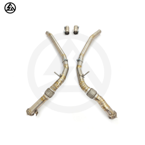 Tuyau avant à écoulement libre en titane de haute qualité CSZ pour <span class=keywords><strong>Audi</strong></span> <span class=keywords><strong>RSQ8</strong></span> 4.0TT tuyaux d'échappement secondaires droits - Product Image 5