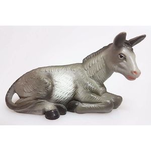 Figura de burro de PVC de colores brillantes, 10 cm de altura - Product Image 1