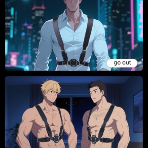 Wholesale QKKQ Male <b>Harness</b> Chest Strap Leather PU Belt Cage Body Bondage Rave Underwear,Dog <b>Harness</b>,Chest Bondage <b>Harness</b> - Product Image 2
