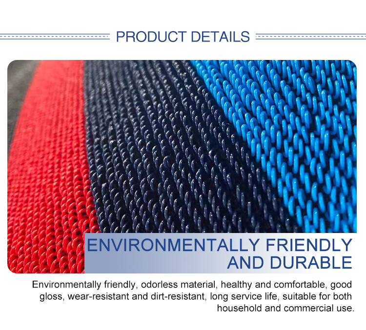 New design Fashion Custom welcome Pvc coil door mat(图4)