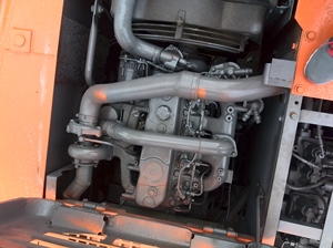 ฮิตาชิใช้งานได้หลากหลาย12ton HITACHI Zx120 120มือสองรางไฮดรอลิกขนาดกลางแบคโฮขุดจากญี่ปุ่นทนทาน