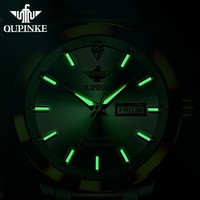 Montre de luxe automatique mécanique pour homme en acier inoxydable Hangzhou avec diamants véritables, résistante à l'eau 5 ATM, bracelet 20 mm, aiguilles