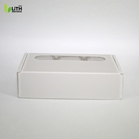 Boîte cadeau personnalisée en plastique ondulé PP pour myrtilles, boîte de rangement légère et recyclable en carton alvéolé pour fruits