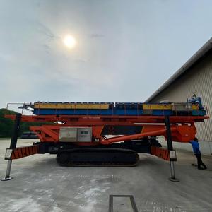Plataforma elevadora móvil hidráulica sobre orugas con elevación inversa para trabajos de construcción en exteriores - Product Image 6