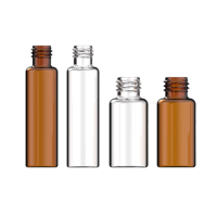 Bouteilles en verre borosilicate neutre de type I USP transparentes Heyu avec filetage, emballage OEM, 2 ml-30 ml, bouchon à ouverture facile, sérigraphiées