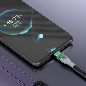 Cable de carga rápida transparente 66W tipo C 6A para teléfonos móviles y computadoras <span class=keywords><strong>Huawei</strong></span> Millet Vivo escáneres de código de barras - Product Image 5