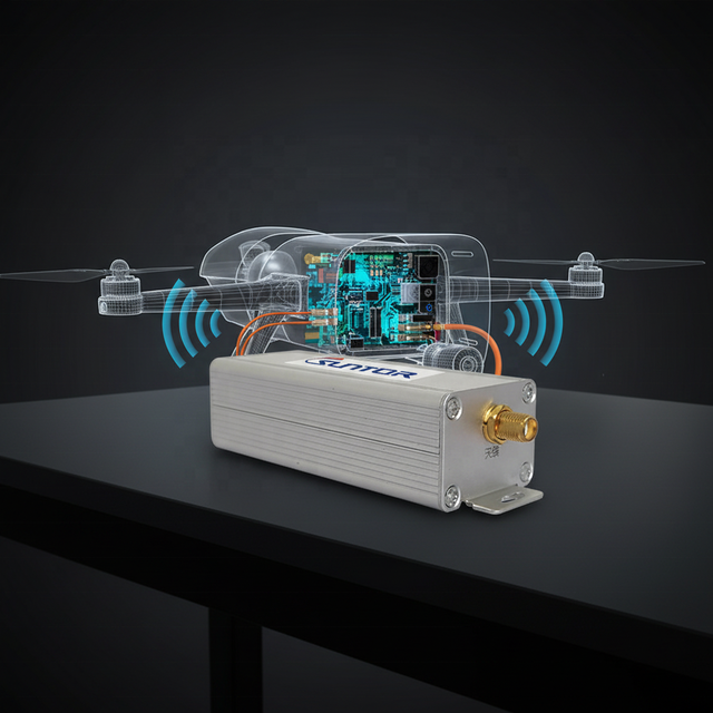 Professional UAV Video Data Link System Remote DIY Transmission with 45+km Range Stable Signal