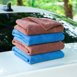 <b>Dust</b> Absorption Microfiber Car Window Cleaning <b>Cloths</b> Custom Long Short Pile Microfiber Towel Car Cleaning - Product Image 4