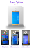 Miroir magique portable de réalité augmentée pour mariage, machine à selfie, photomaton avec système Windows, mini PC