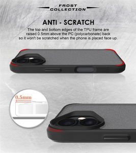 Custodia rigida opaca per <span class=keywords><strong>iPhone</strong></span> 16 13 <span class=keywords><strong>12</strong></span> Mini 15 14 Pro Max custodia per paraurti satinato sottile per <span class=keywords><strong>iPhone</strong></span> 14 15 Plus <span class=keywords><strong>Cover</strong></span> - Product Image 6