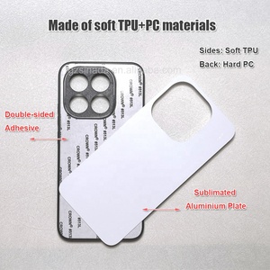 เคสโทรศัพท์มือถือพิมพ์ซับลิเมชันสีเปล่าแบบ2D TPU PC สำหรับ Xiaomi 15T - Product Image 2